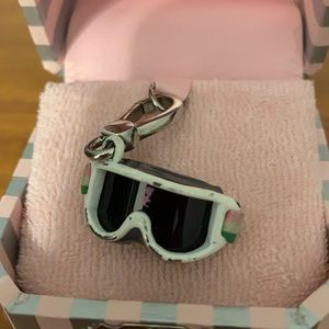 Juicy Couture Silver Ski Goggles 🥽 Charm